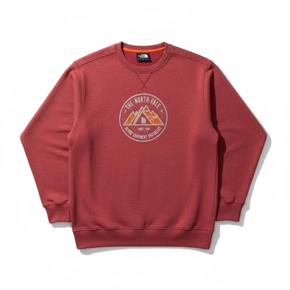 The North Face Men's Burgundy Alpine Equipment Specialist Crewneck Sweater - Picture 1 of 10